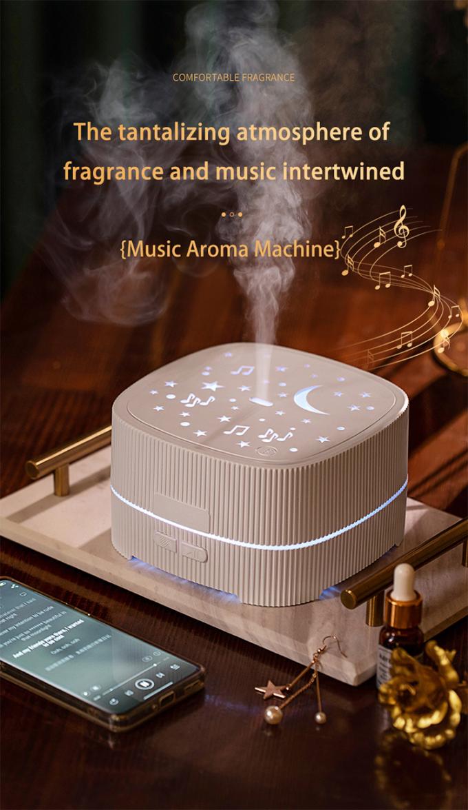 Bluetooth-Musik für den Haushalt Großer Wassertank Aroma-Maschine Desktop Moderner Stil Aromatherapie-Maschine mit verblichenem Atmosphärenlicht 2