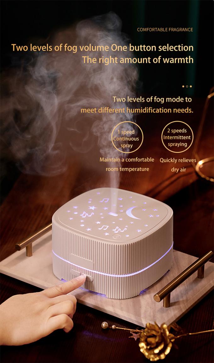 Bluetooth-Musik für den Haushalt Großer Wassertank Aroma-Maschine Desktop Moderner Stil Aromatherapie-Maschine mit verblichenem Atmosphärenlicht 6