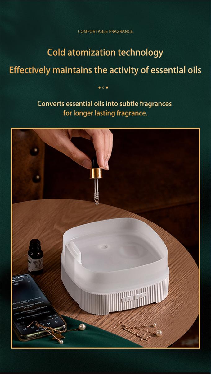 Bluetooth-Musik für den Haushalt Großer Wassertank Aroma-Maschine Desktop Moderner Stil Aromatherapie-Maschine mit verblichenem Atmosphärenlicht 5