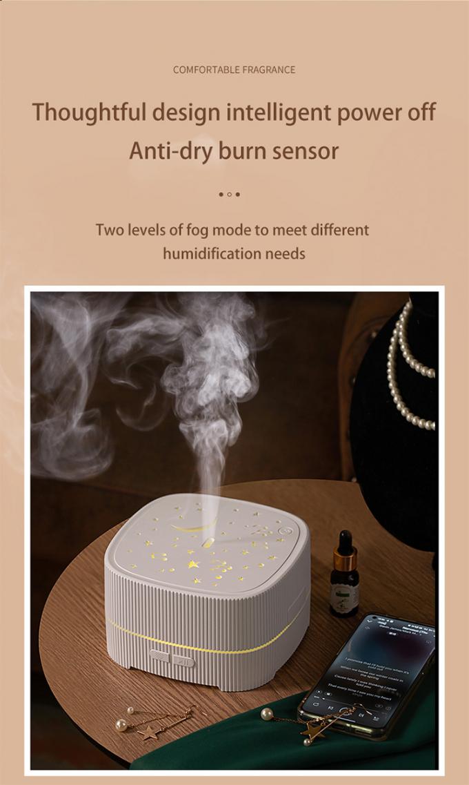 Bluetooth-Musik für den Haushalt Großer Wassertank Aroma-Maschine Desktop Moderner Stil Aromatherapie-Maschine mit verblichenem Atmosphärenlicht 8
