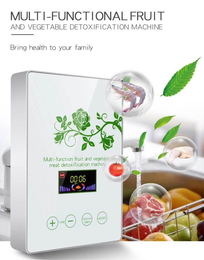 Homefish Glasplatte Portable Obst-Gemüsesterilisierungsmaschine Intelligente Multifunktionsmaschine 400mg/h Ozongenerator für die Küche 0