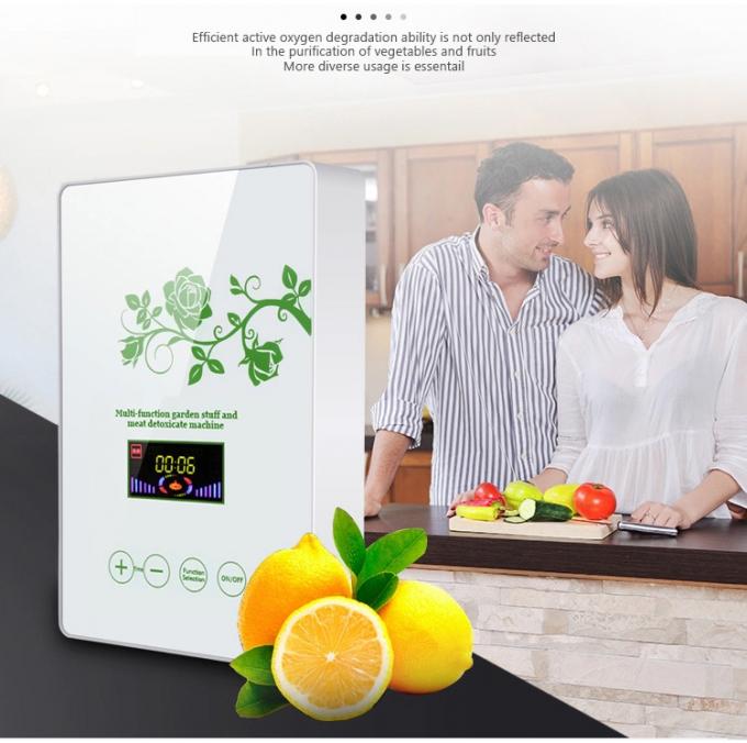 Homefish Glasplatte Portable Obst-Gemüsesterilisierungsmaschine Intelligente Multifunktionsmaschine 400mg/h Ozongenerator für die Küche 7