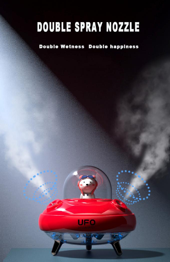 Wireless Wiederaufladbar 400 ml UFO Astronaut Luftbefeuchter USB 5V 7