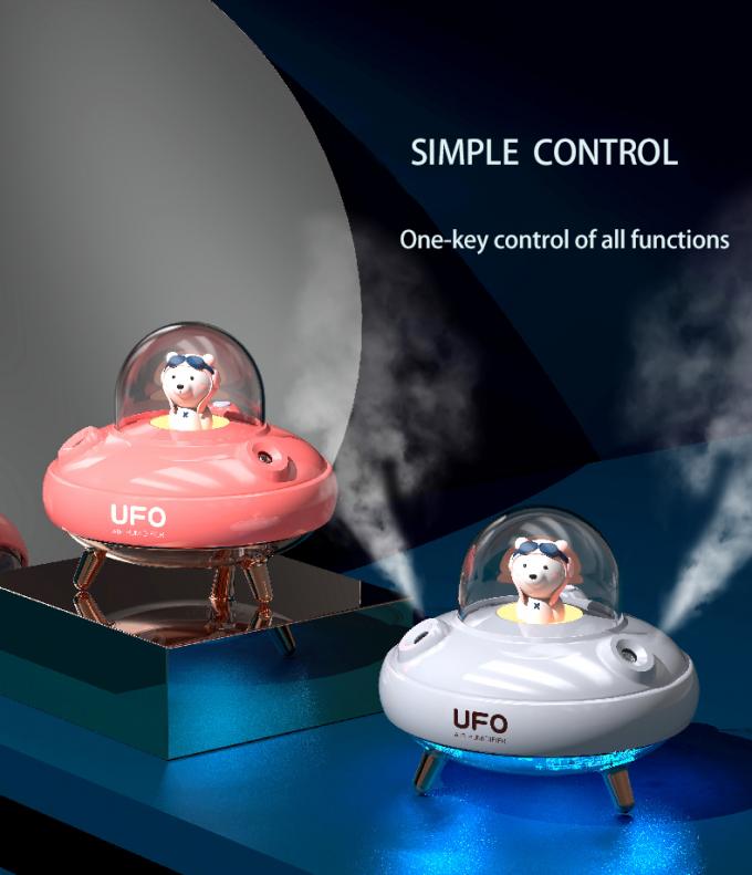 Wireless Wiederaufladbar 400 ml UFO Astronaut Luftbefeuchter USB 5V 10