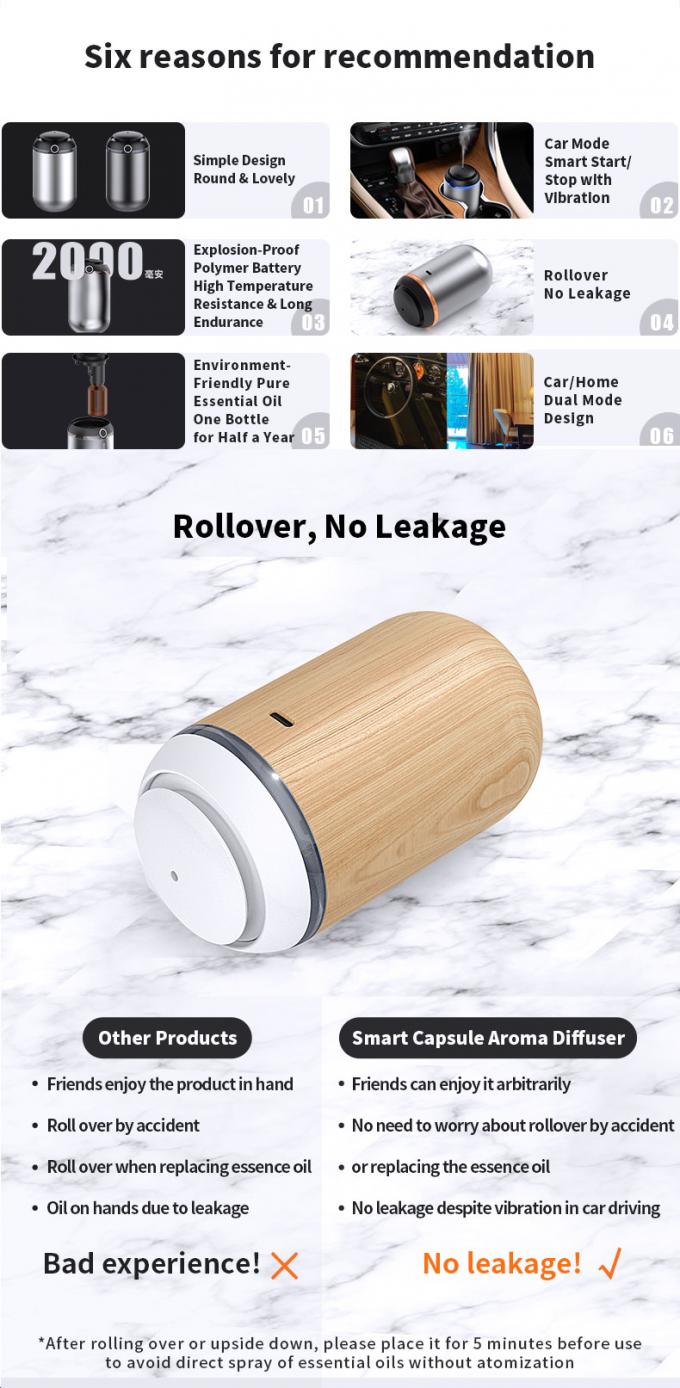 HOMEFISH 10 ml ätherische Öldiffusoren Smart Capsule Aroma Diffuser Feuchtigkeitsspülung Aromatherapie 3