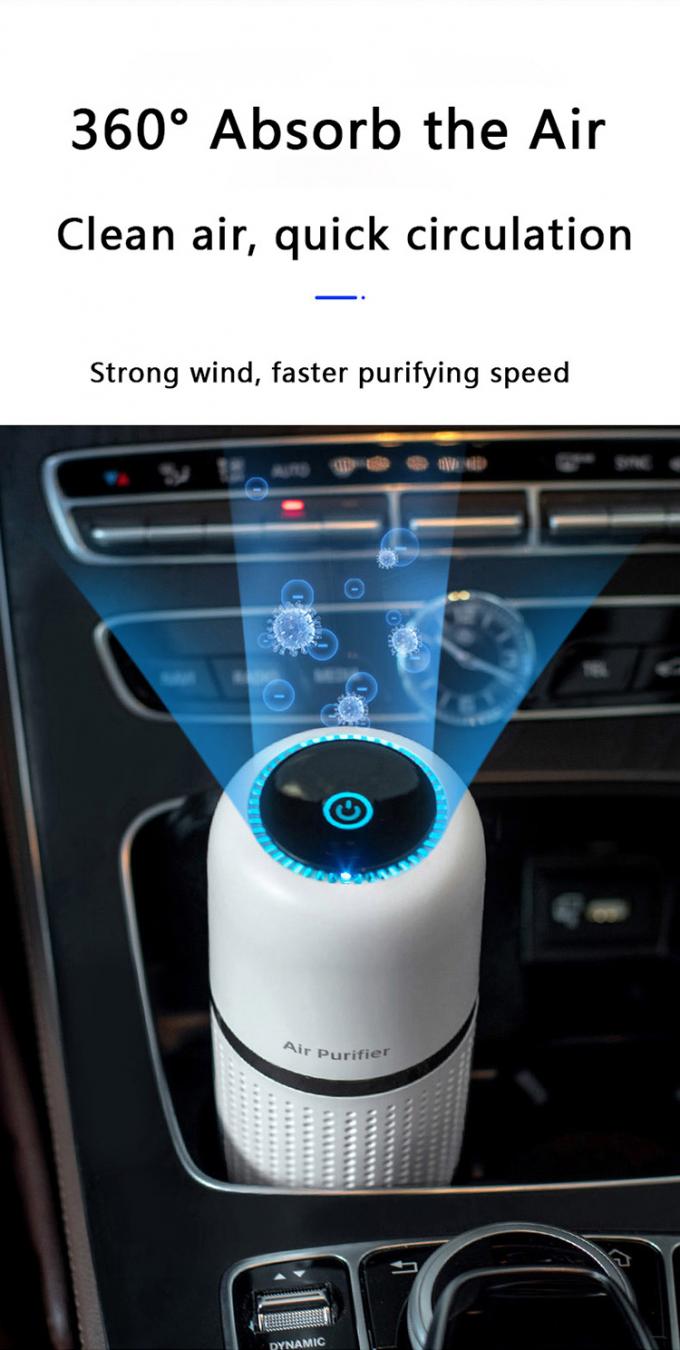 2023 Neue Ankunft Intelligenter tragbarer Auto-Luftreiniger Aromatherapie-Maschine Mehrfachfilterung Negativ Eisenluftreiniger 5