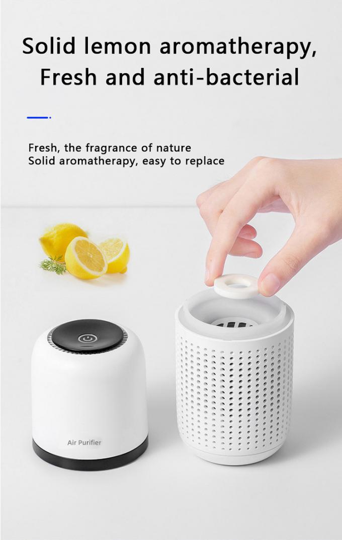 2023 Neue Ankunft Intelligenter tragbarer Auto-Luftreiniger Aromatherapie-Maschine Mehrfachfilterung Negativ Eisenluftreiniger 8