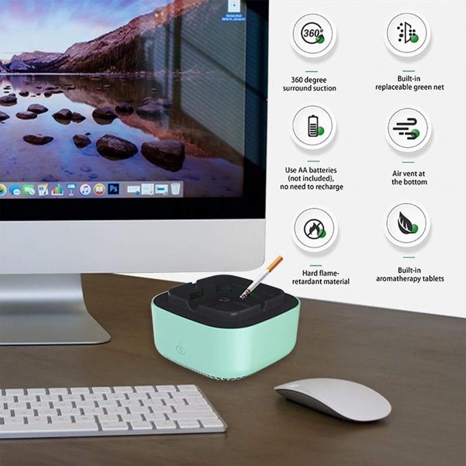 Rauchlose Aschenbecher mit Luftreiniger: Halten Sie Ihre Innen- und Außenräume sauber und rauchfrei mit Smart Air Purifiers Auto Zuhause 1