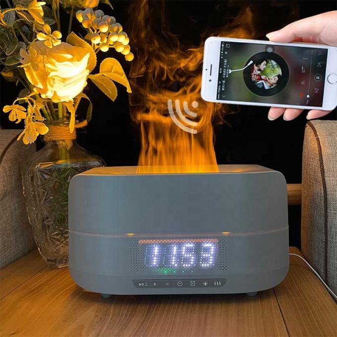 HOMEFISH DC 24V Nachtlicht Flamme Effekt Luftbefeuchter mit Bluetooth 1