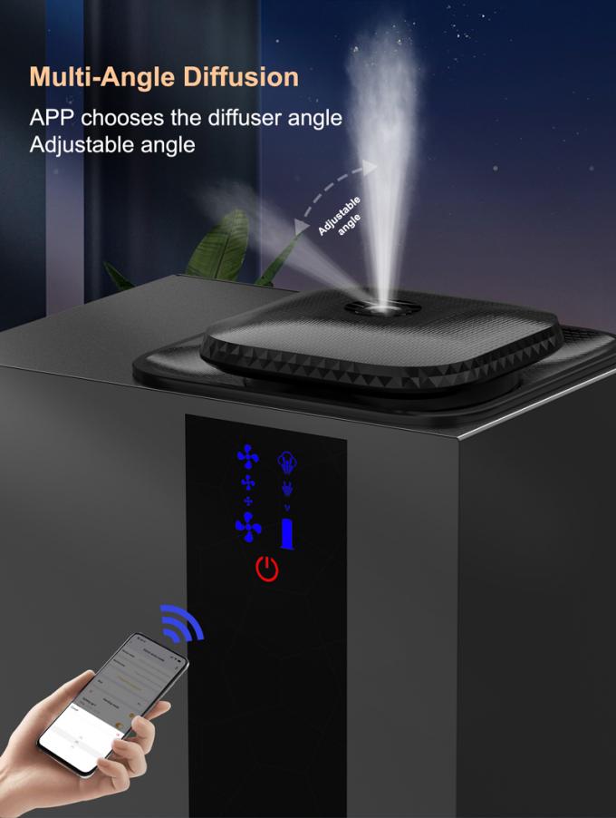 Smart 800ml Öl Duft Diffuser: Verbessern Sie Ihren Raum mit Wifi App Control und reine wasserlose ätherische Öl Diffusion für HVAC 5
