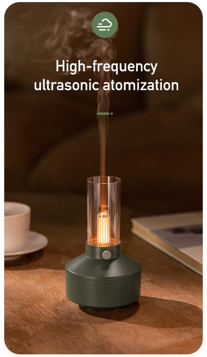 HOMEFISH Vintage Lampe Aromatherapie Maschine Retro Design Kleinschlafzimmerfeuchtiger zum Befeuchten 3