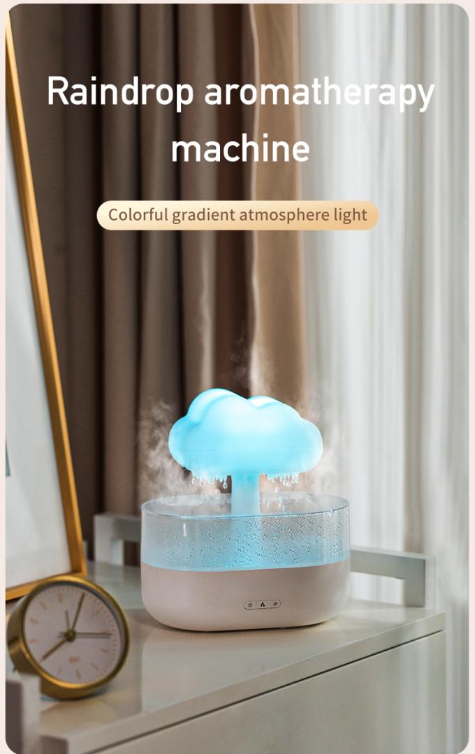 HOMEFISH Regentropfen-Aromatherapie-Maschine mit farbenfroher Atmosphäre Licht zur Stresslinderung 0