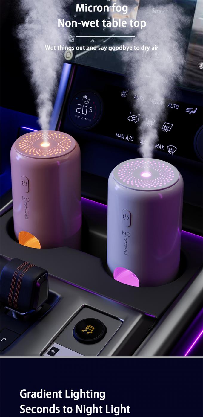 Drahtloser Auto-Luftreiniger mit Luftbefeuchter und Aromatherapie für die Erfrischung unterwegs 2
