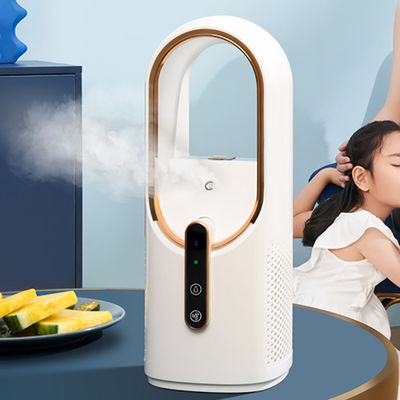 Guter Preis Leafless Fan Mini-Klimaanlage Portable USB Wiederaufladbares Wassergekühltes Klimaanlage Haushalts Sprayfeuchtigungsluftkühler Online