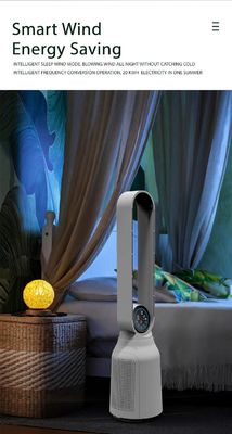 HOMEFISH Touchscreen Haushaltsluftreiniger Bladeless Stehventilator 8 Gänge Geschwindigkeit verstellbar