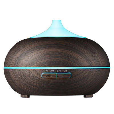 Guter Preis Warmverkauf Farbiger LED-Licht Luftbefeuchter Ätherisches Öl Diffusor Holz Getreide Ätherische Öle Luftbefeuchter Online