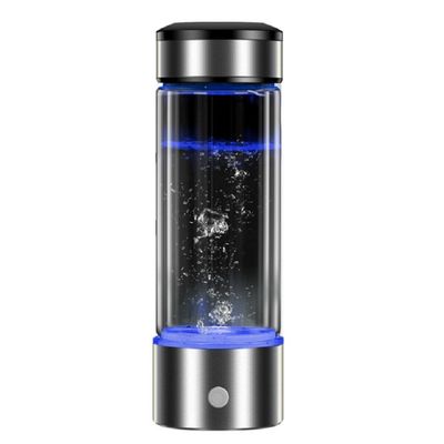 Wasserstoffgenerator Becher Wasserfilter 430 ml Alkalin-Maker Wasserstoffreiches tragbares Wasser Flasche Ionisator Reine H2 Elektrolyse