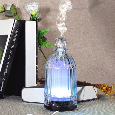 Guter Preis HOMEFISH 120 ml Glas Aromatherapiefeuchtiger Ultraschall-Haushalt ätherisches Öl Aroma Diffuser Online