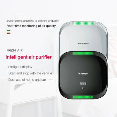Guter Preis PM2.5 Anzeige Mini Portable Intelligenter Luftreiniger Smart Touch Auto HEPA Filter Luftreiniger mit Luftqualitätssensor Online