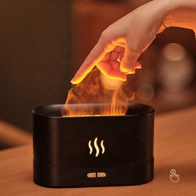 Guter Preis 2023 Neuer Luftbefeuchter Ultraschallbefeuchter Flamme USB Tischbefeuchter Öldiffuser Aromabefeuchter Beste Dropshipping Produkt Online