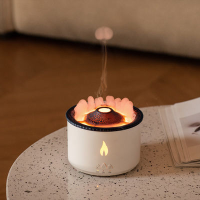 Guter Preis Neueste Luxus-Vulkanflamme Aroma Diffuser Öl Aroma 360 Diffuser Ultraschall Duftmaschine 3d Feuer Flamme Aroma Diffuser Online