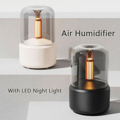 Guter Preis H2o Spray Mist Maker Fogger Aroma Diffuser Essential Oil Auto Luftbefeuchter Mini Atmosphäre Simulation Kerzenlicht Befeuchter Online