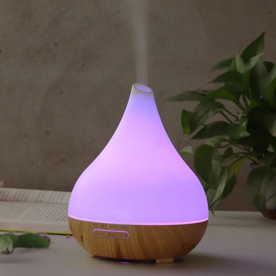 Guter Preis 400 ml Kapazität Mini Aromaöl Diffuser Holz Aromatherapie Maschine leise Fernbedienung Aroma Diffuser mit LED-Licht Online
