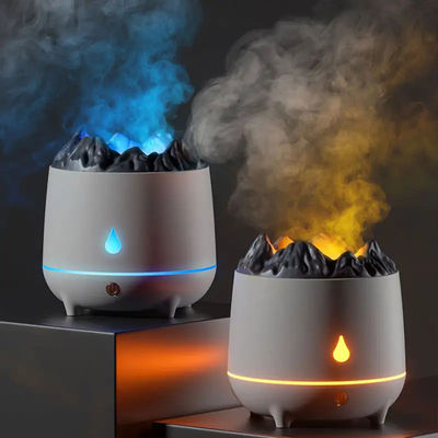 Guter Preis Neuer Ankunft 400 ml Vulkanischer Aromatherapiebefeuchter Mini Portable Luftbefeuchter Zwei Modus Intelligenter Aromatherapiebefeuchter Online