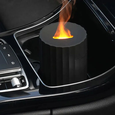 Guter Preis Verbessern Sie Ihr Auto und die Atmosphäre zu Hause mit dem tragbaren 7 Farben 100ml Simulation Flame Car Diffuser Luftbefeuchter für Dropshipping Online