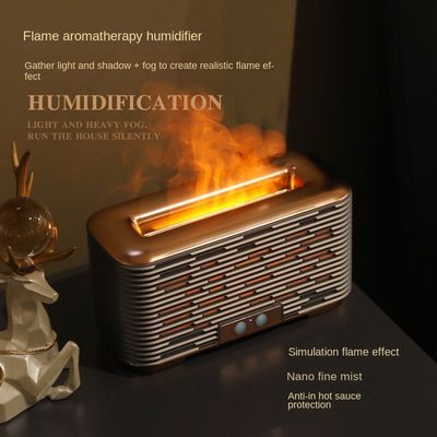 Guter Preis Flame Aromatherapie Befeuchtungsgerät Nano Nebel Leise Befeuchtungsmaschine großer Kapazität mit Atmosphärenlicht Online