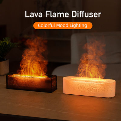 Guter Preis Lava-Regenbogen-Flamme Aroma-Diffusor USB-betriebene Atmosphäre Online